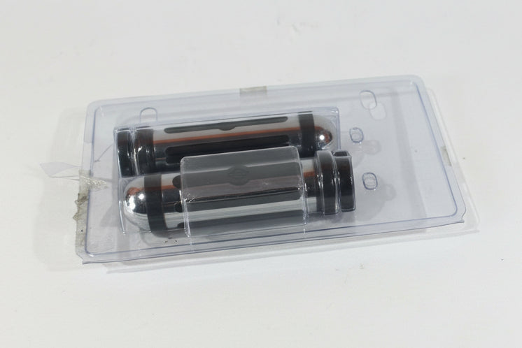 2. Large chrome and rubber handles