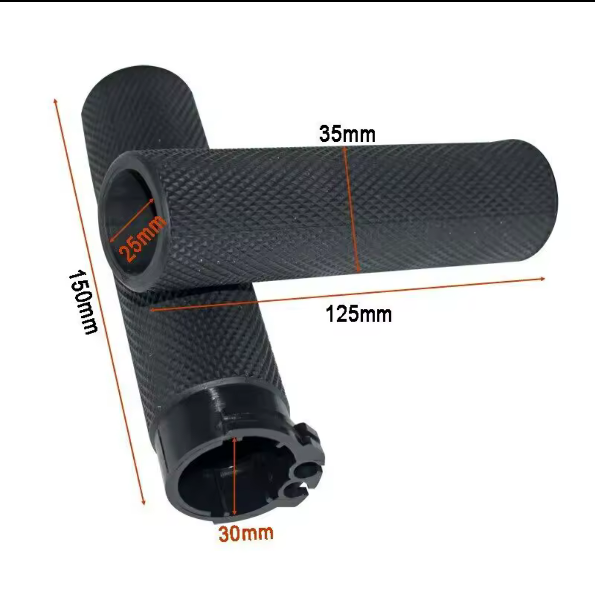 1 inç 25 mm Motosiklet Kauçuk Elcik Gidon Harley İçin
