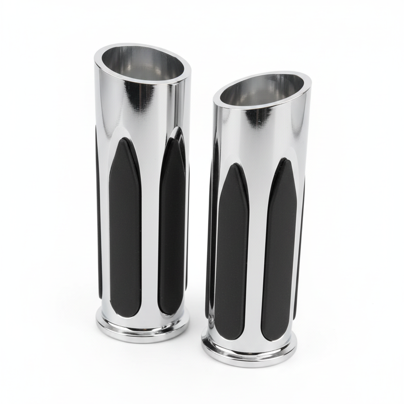 Harley Touring Softail Dyna Elektronik Gaz Kelebeği Gidon Tutamağı için 1" Yumuşak Dokunuşlu Konforlu CNC İşlenmiş Motosiklet Gidon Tutamağı