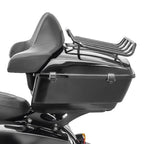 Set Topcase King passend für Harley Davidson Touring 14-25 mit Gepäckgitter und Rückenpolster Topcase schwarz