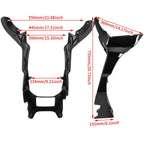 Glanz Schwarz Verkleidung Spoiler Abdeckung Für Harley Touring Road Glide 17-23