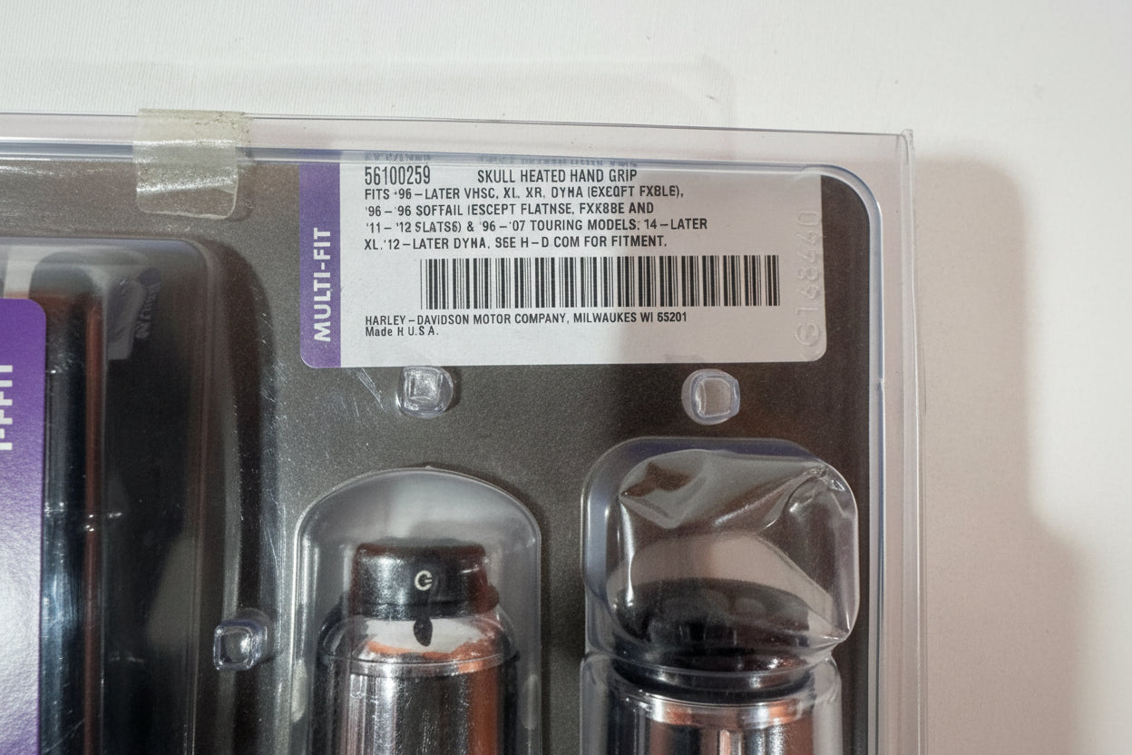 2. el Willie G Skull Hand Grips heated black