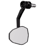 HIGHSIDER pro handlebar end mirror Victory-RIM Black with LED indicator