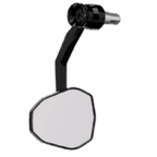 HIGHSIDER pro handlebar end mirror Victory-RIM Black with LED indicator