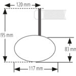 HIGHSIDER pro handlebar end mirror Victory-RIM Black with LED indicator