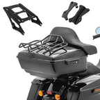 Set Topcase King passend für Harley Davidson Touring 14-25 mit Gepäckgitter und Rückenpolster Topcase schwarz