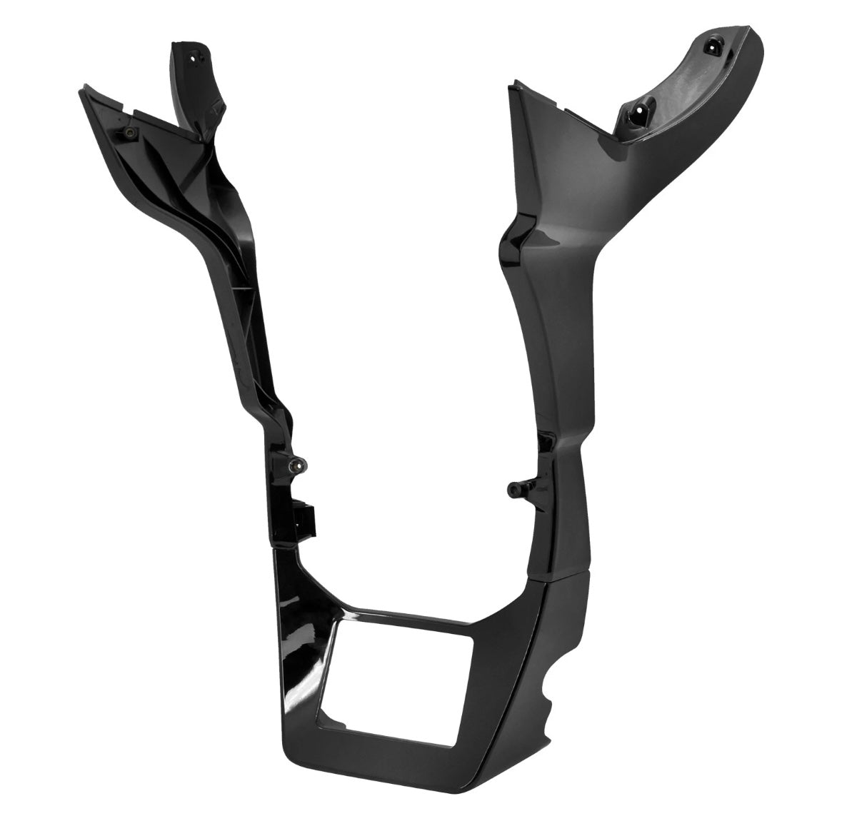 Glanz Schwarz Verkleidung Spoiler Abdeckung Für Harley Touring Road Glide 17-23