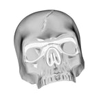 Küryakyn Skull Korna Kapağı, krom