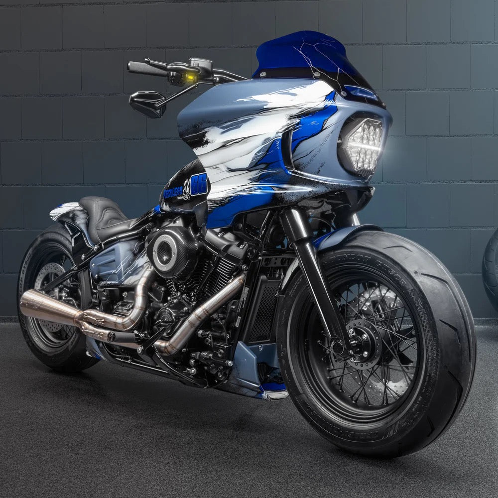 Harley-Davidson FXLRST Low Rider ST 2022–2025 için Honey Comb LED Ön Far