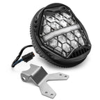 5 3/4" Petek LED Far, Harley Softail FXBB/FXBR/FXLRS için ECE Onaylı