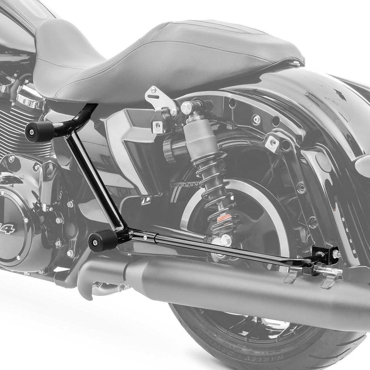 Harley Davidson Touring 14-26 için Yan Çanta Koruma Demiri