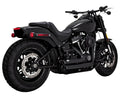 Vance & Hines Shortshots Staggered PCX siyah/krom