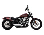 Vance & Hines Shortshots Staggered PCX siyah/krom