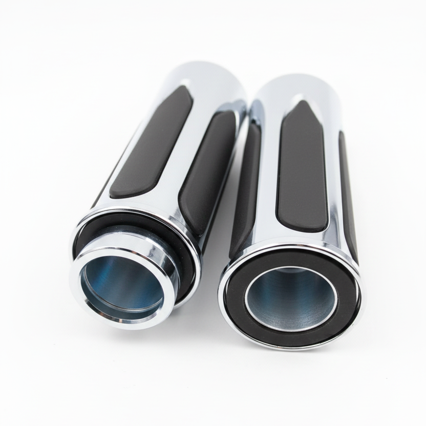 Harley Touring Softail Dyna Elektronik Gaz Kelebeği Gidon Tutamağı için 1" Yumuşak Dokunuşlu Konforlu CNC İşlenmiş Motosiklet Gidon Tutamağı