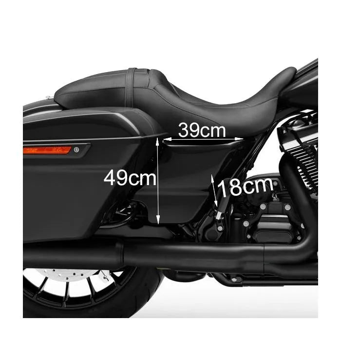 Seitenverkleidung Paar passend für Harley Davidson Touring Seitendeckel schwarz